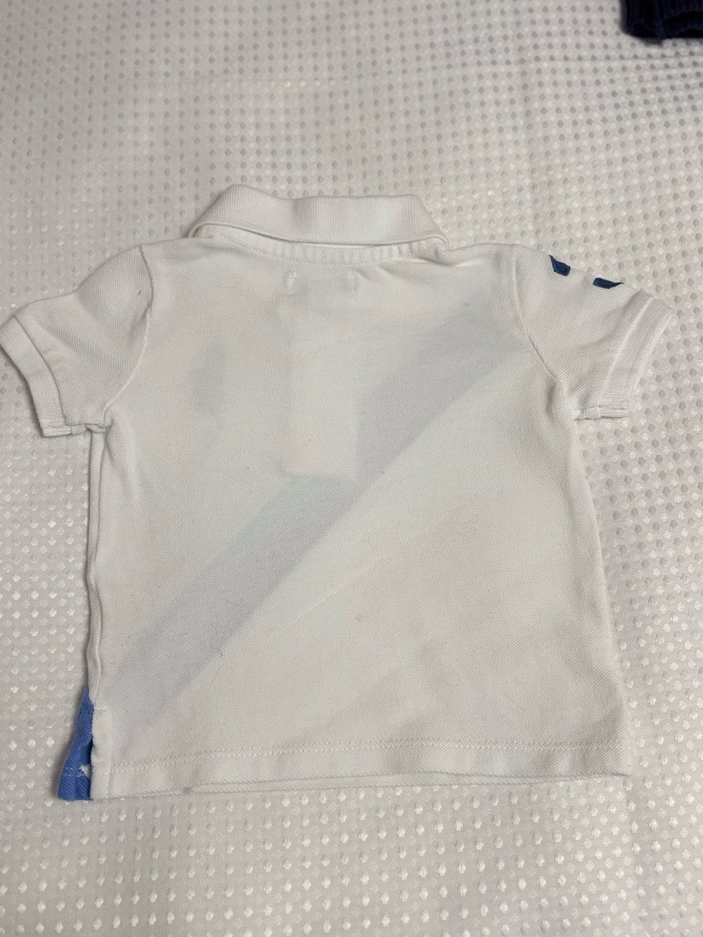 Ralph Lauren White & Blue Polo Shirt for 9 months, baby - Picture 3 of 5